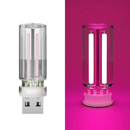 Luz de ambiente para coche, luz nocturna USB, atenuación táctil, lámpara LED de filamento incandescente, bombilla, iluminación de emergencia, lámpara ambiental Plug &amp; Play.