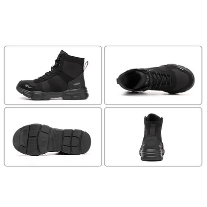 Botas de trabajo, zapatos de seguridad indestructibles, zapatos con punta de acero para hombre, zapatillas antipinchazos, zapatos de trabajo antideslizantes para mujer, botas tácticas para hombre