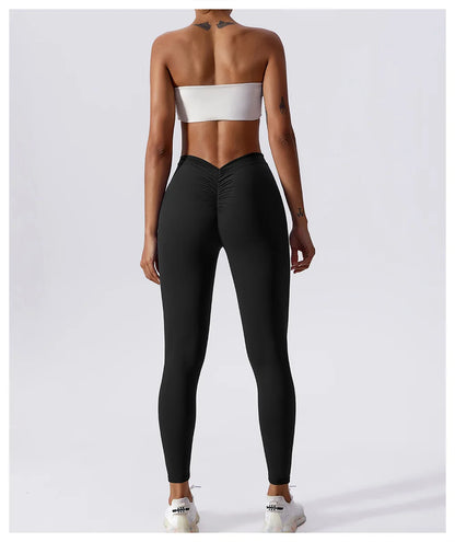 Women Seamless Leggings Sports High Waist Fitness Leggings Push Up Yoga Leggings Push Up Tight Gym Clothing Sports Workout Pants