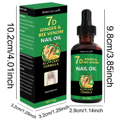 Esencia para el cuidado de uñas 7 Tian Ginger, esmalte para manos y pies: nutrición profunda, hidratación suave y diaria, apto para todo tipo de uñas.
