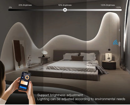 Tira LED COB inteligente ZigBee 3.0 Wifi Tuya de 5V con luz USB, cinta LED neón con regulador de intensidad, controlador LED compatible con Alexa, lámpara de armario, decoración