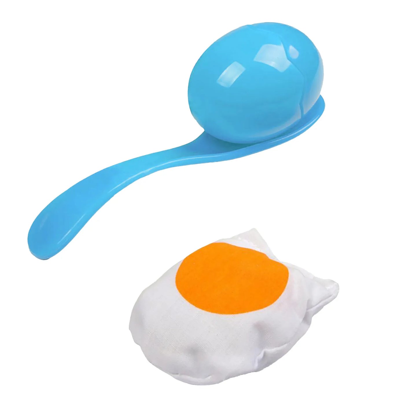 Juego de carreras de huevos y cucharas con yemas, juegos al aire libre para niños, deportes de campo, recuerdos de fiesta, juguetes interactivos entre padres e hijos.