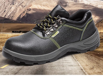 Work Safety Shoes Men Waterproof Slip On Male Breathable Work Steel Toe Shoes Electrical Insulation Construction Sneakers