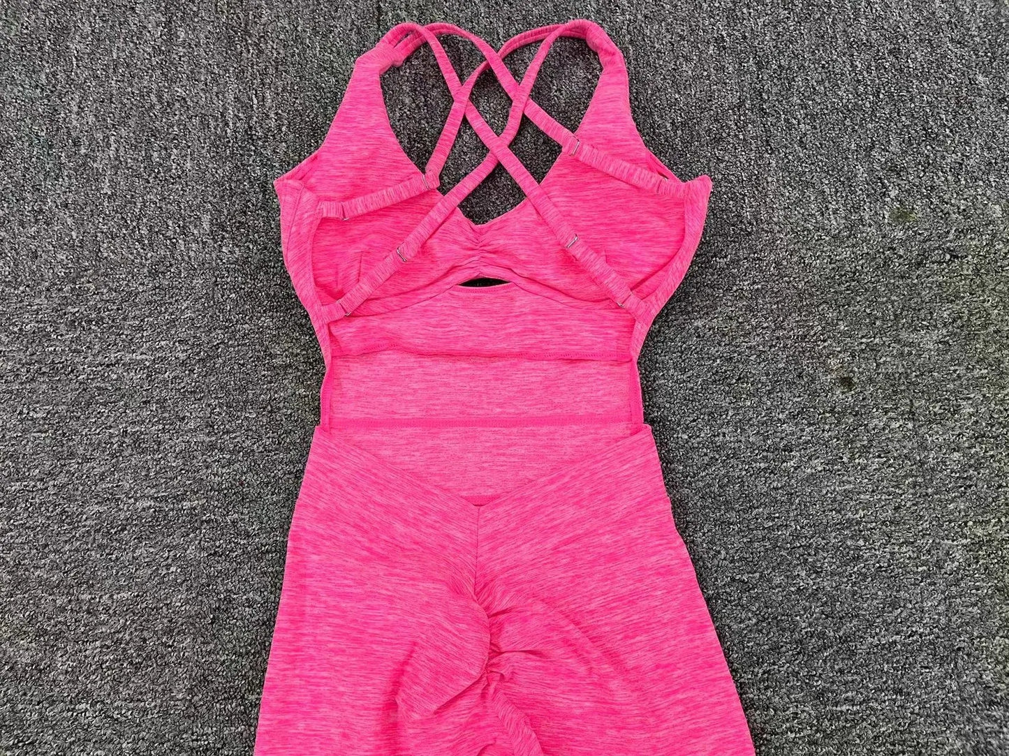 Women Gym Jumpsuit Female Yoga Set Workout One-piece Suit Women Sports Push Up Yoga Clothes Backless Activewear Fitness Set