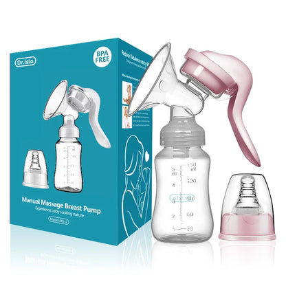 Extractor de leche MAMIJOY con pezón para bebé, extractor de leche de succión manual, extractores de leche, biberón, suministros posparto, sin BPA