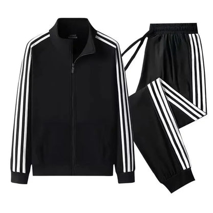 Conjunto deportivo a juego para pareja, primavera y otoño, moderno, para hombre y mujer, chaqueta informal, sudadera y pantalones, conjunto de 2 piezas