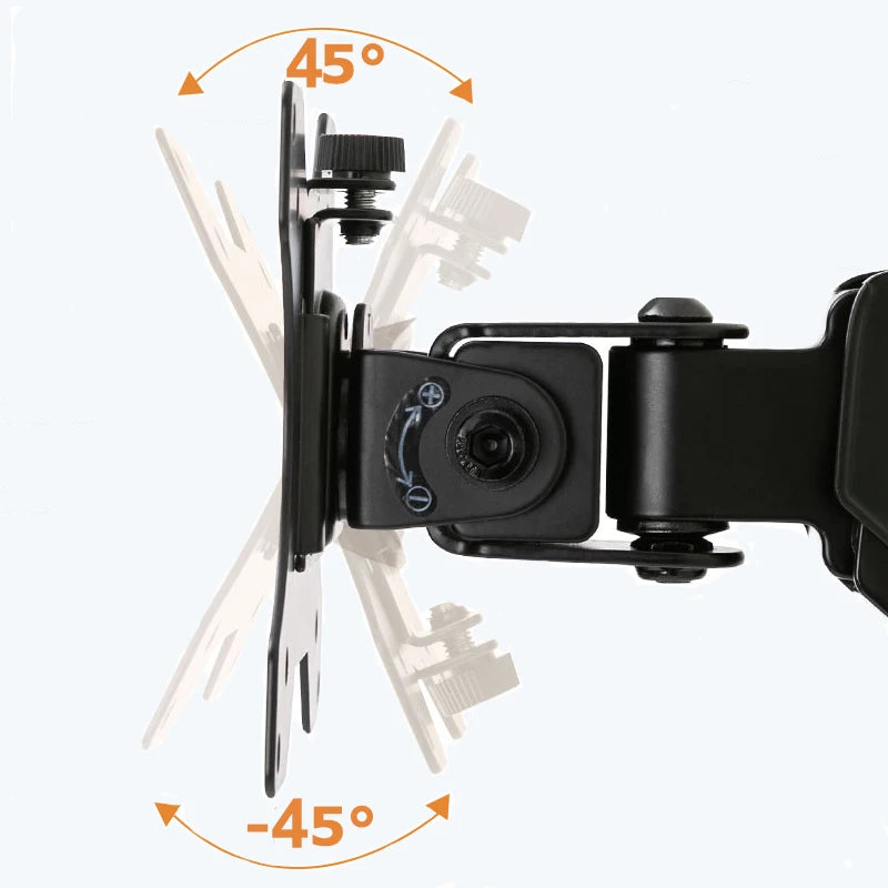 Soporte universal para un solo monitor de hasta 32 pulgadas y 9 kg por pantalla. Soporte de escritorio ajustable para ordenador.