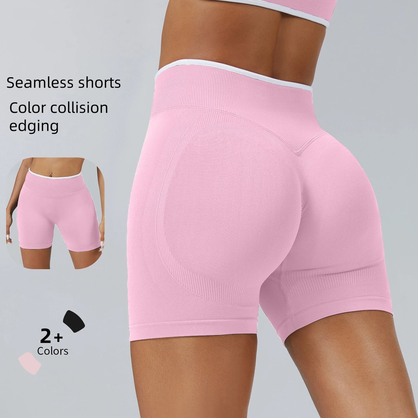 Traje deportivo color block para mujer, ajustado y sin espalda, ideal para yoga, secado rápido, correr al aire libre y hacer ejercicio.