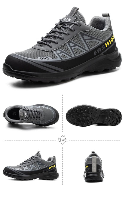 Work Sneakers Men Indestructible Steel Toe Work Shoes Safety Boot Men Shoes Anti-puncture Working Shoes For Men Dropshipping