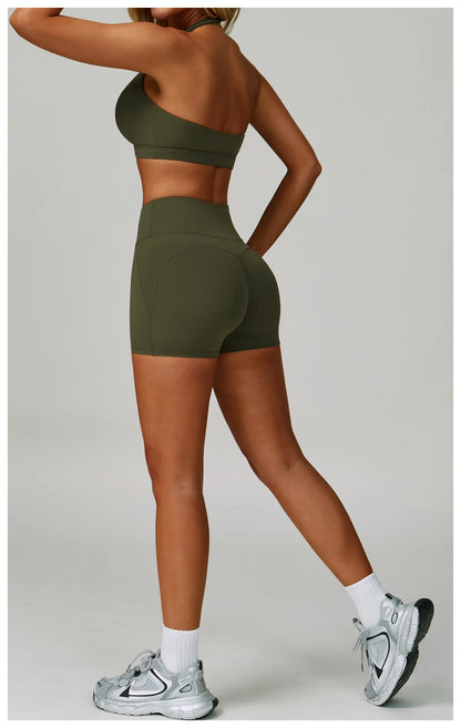 2 Piece Set Women's Tracksuit Fitness Clothes Yoga Sets Sportswear Workout Bra High Waist Leggings Set Gym Clothing Sports Suits