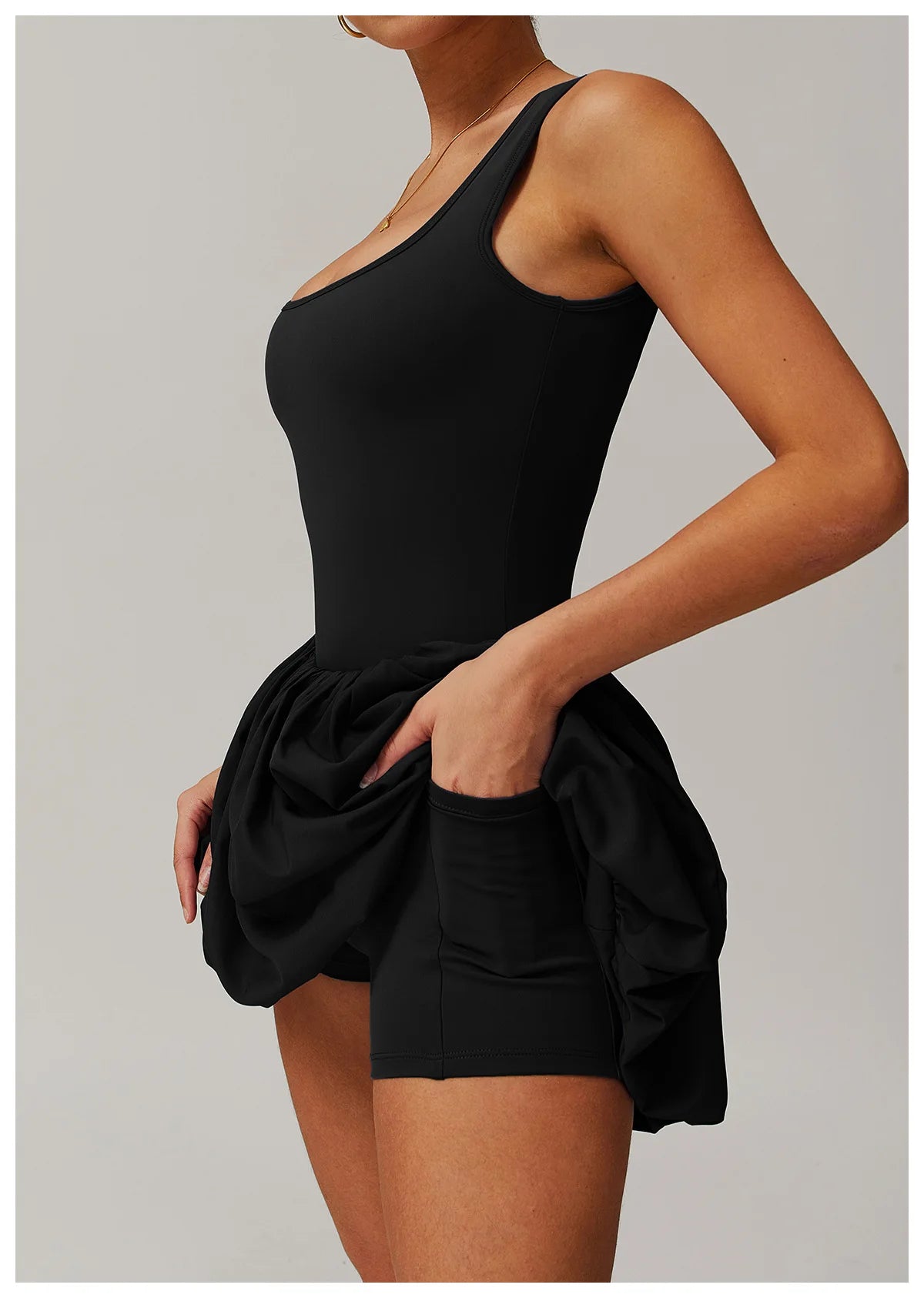 Conjunto de mono de yoga para mujer 2024, nuevo, sexy, antirreflejos, mono de una pieza, vestido deportivo de baile, ballet, gimnasio, push-up, para correr, tenis y otros deportes.