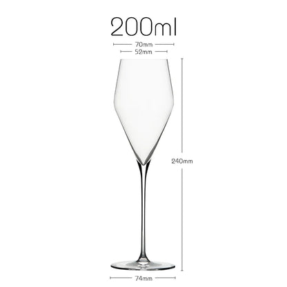 Copa de vino de cristal para banquetes de lujo estilo Zalto de JINYOUJIA, hecha a mano, extremadamente fina, artesanía magistral, copa clásica perfecta e impecable