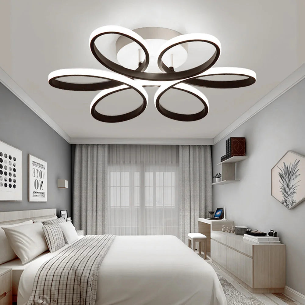 Lámpara de techo LED de estilo moderno para pasillo, balcón, dormitorio, sala de estar, hogar, iluminación interior, comedor, oficina, lustre