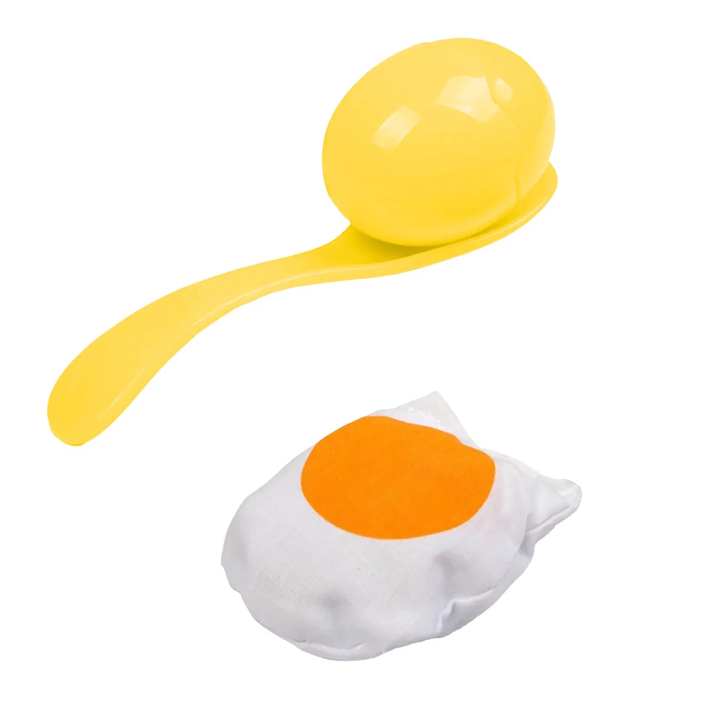 Juego de carreras de huevos y cucharas con yemas, juegos al aire libre para niños, deportes de campo, recuerdos de fiesta, juguetes interactivos entre padres e hijos.