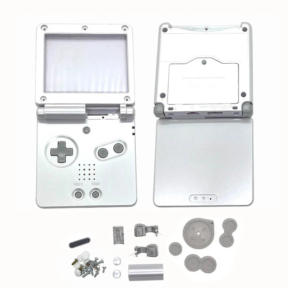 Carcasa original de repuesto de alta calidad para consola Gameboy Advance GBA SP con juego de accesorios.