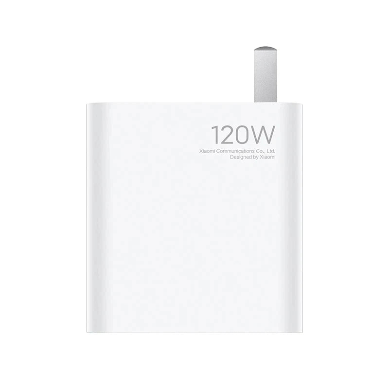 Cargador rápido original de la UE de 120 W para Xiaomi 10, Redmi K30 Pro/10X Pro, Poco F4 GT con cable tipo C.