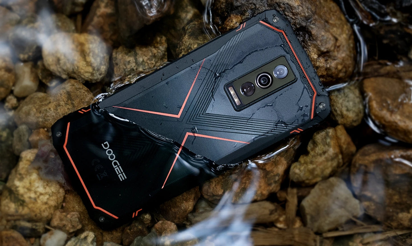 DOOGEE Blade 10 Pro (2024), teléfono móvil resistente con Android 14, 16 GB de almacenamiento + 256 GB (2 TB), pantalla HD+ de 6,56 pulgadas, batería de 5150 mAh.