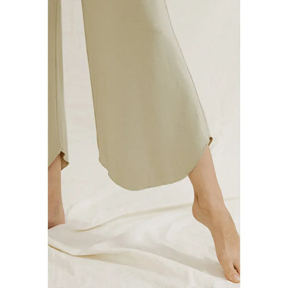 Alpha High Waisted Capri Pants for Women Wide Leg Yoga Pants for Summer Flowy Capris Loose Casual Cropped Dance Pants