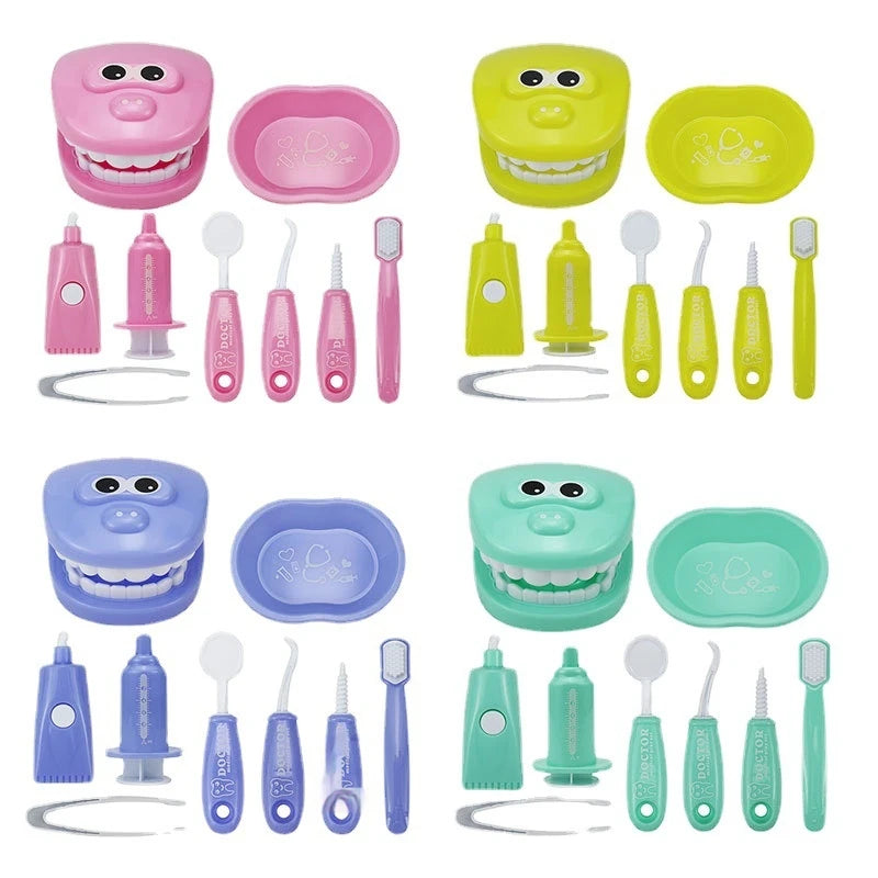 Juguetes Montessori para niños, interacción entre padres e hijos, para niñas y niños, dentistas, revisión de dientes, modelo de doctor, juego de rol, juguete de aprendizaje para bebés y niños.
