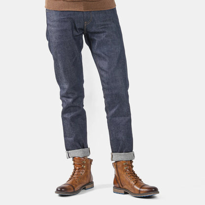 Botas retro para hombre, talla 7-13, moda 2023, cómodas botas de cuero para primavera.
