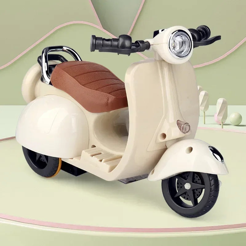 Regalos de cumpleaños para niños, juguetes con luces y música, minimotos eléctricas, accesorios para muñecas, divertidos y lindos accesorios para muñecas.