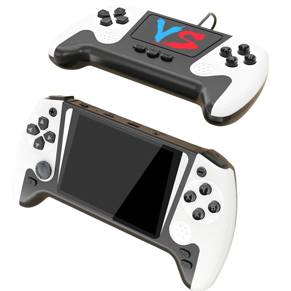Consola de videojuegos retro con 500 juegos integrados, reproductor portátil de juegos portátil de 1200 mAh, conexión a TV, consola de juegos nostálgica para niños