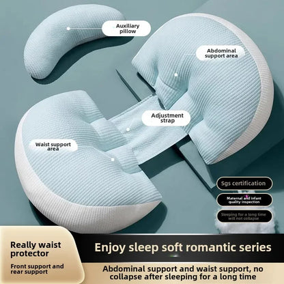 Almohada de cintura para maternidad, almohada de lactancia para embarazadas, almohadas corporales para madres embarazadas, accesorios para el embarazo, ropa de cama para dormir