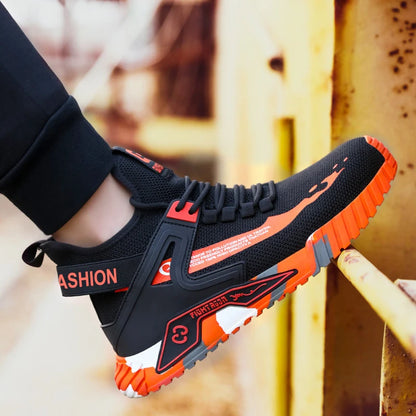 Botas de seguridad de caña alta para hombre, calzado de protección, zapatos de trabajo con puntera de acero, zapatos de seguridad antiperforación para hombre y mujer, botas de seguridad para el trabajo.