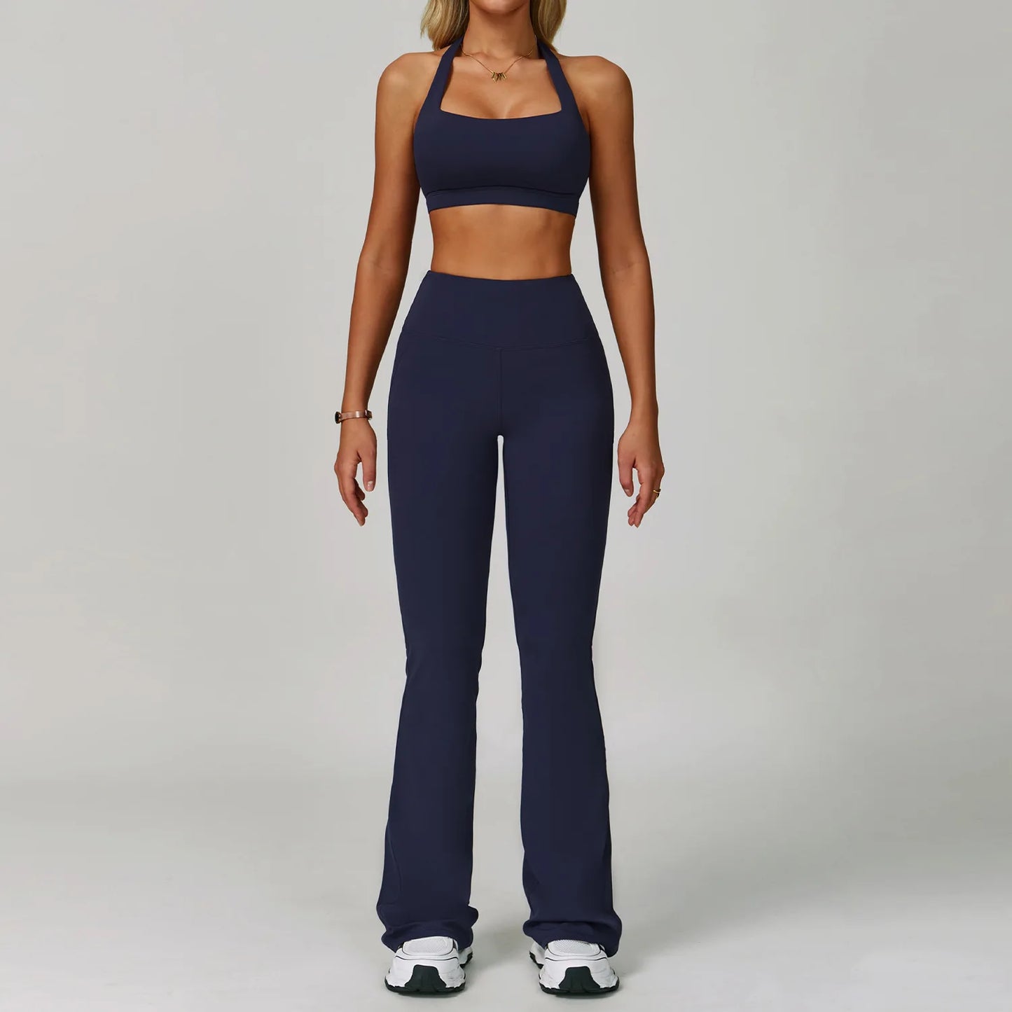 2 Piece Set Women's Tracksuit Fitness Clothes Yoga Sets Sportswear Workout Bra High Waist Leggings Set Gym Clothing Sports Suits