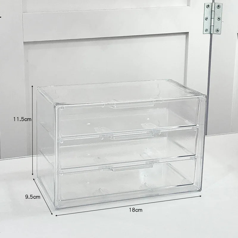 Caja organizadora de cosméticos, caja multifuncional para productos de cuidado de la piel, cosméticos, joyas, maquillaje