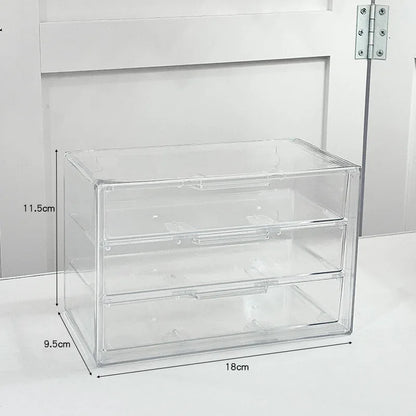 Caja organizadora de cosméticos, caja multifuncional para productos de cuidado de la piel, cosméticos, joyas, maquillaje