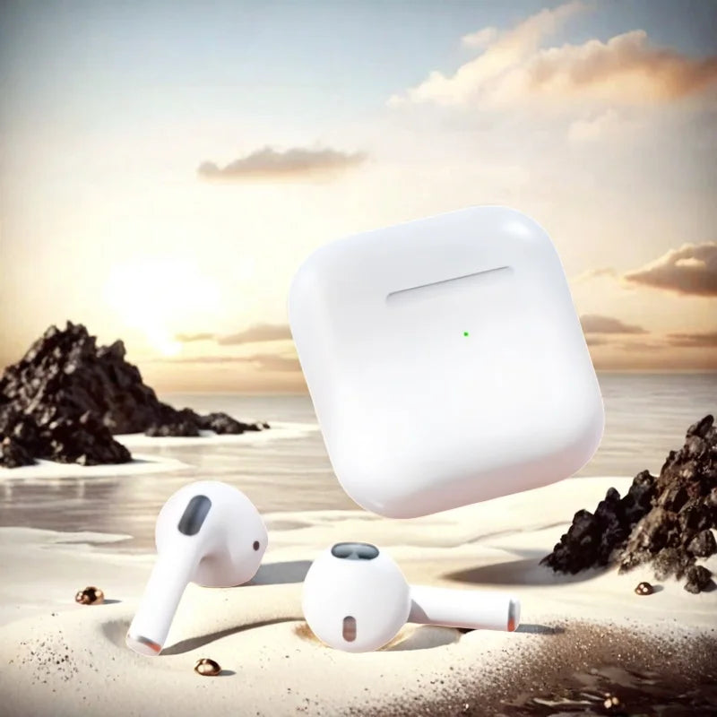 Auriculares inalámbricos Bluetooth TWS Pro4, miniauriculares deportivos para música, para iPhone, Xiaomi, Huawei y Redmi.