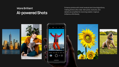 【Estreno mundial】Ulefone Armor 34 Pro 5G, teléfono resistente con IA, batería de 25500 mAh, hasta 32 GB + 512 GB, proyector integrado, pantalla de 6,95" a 120 Hz, NFC.