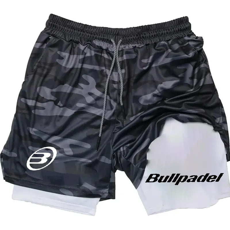 Pantalones cortos deportivos de pádel para hombre, pantalones cortos de tenis transpirables, pantalones de bádminton de secado rápido, ropa deportiva para correr al aire libre, verano, nuevo