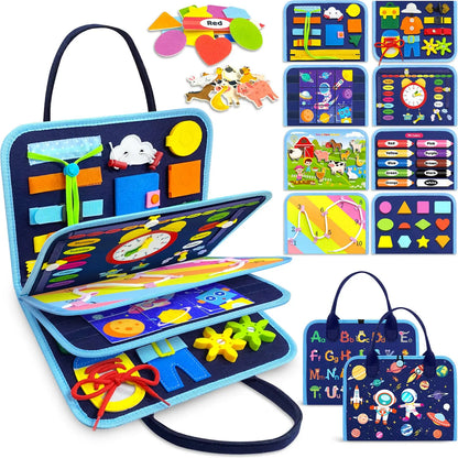 Juguetes Montessori para niños pequeños, juguetes sensoriales, juguetes para niños, regalos de cumpleaños, juguetes educativos de aprendizaje, actividades de viaje.