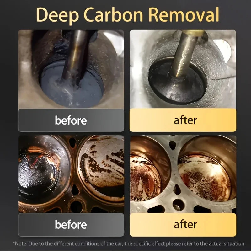 Kit de mantenimiento del sistema de combustible del automóvil, reduce eficazmente el consumo de carbono, mejora la eficiencia del combustible, restaura el rendimiento del motor.