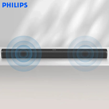 Barra de sonido PHILIPS TAB4010 Efecto de sonido de cine en casa 2.0 Efecto de sonido estéreo, utilizado para altavoces de TV y sistemas de audio de computadora