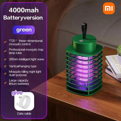 Lámpara antimosquitos Xiaomi, portátil, eléctrica, para moscas, insecticida, recargable por USB, silenciosa, para exteriores