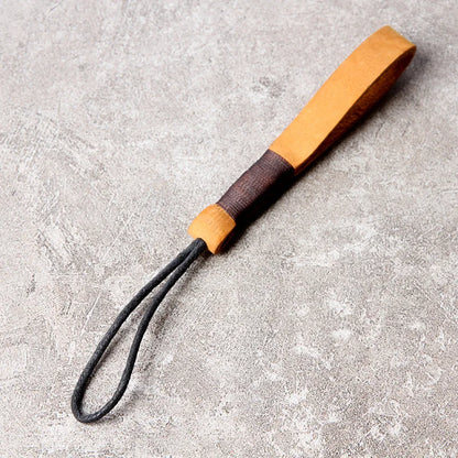 Llavero de coche para hombre, sencillo, de piel de vaca, con mosquetón, gancho de escalada, llavero, anillos, regalo, llavero interior de coche, bolsa.
