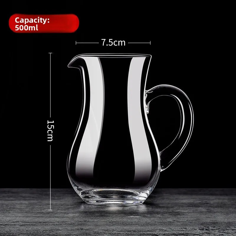 Juego de vino de alta gama para uso doméstico que incluye vaso de whisky, jarra para servir vino y aireador para uso comercial.