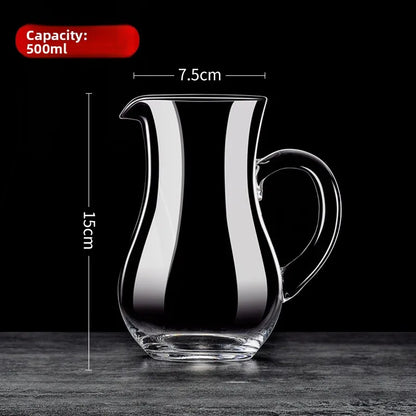Juego de vino de alta gama para uso doméstico que incluye vaso de whisky, jarra para servir vino y aireador para uso comercial.