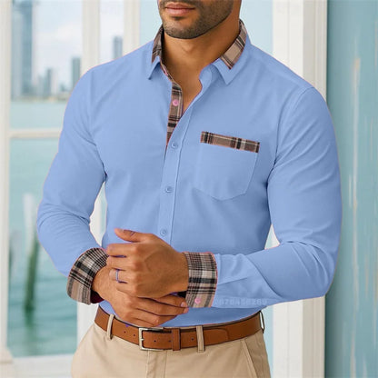 Camisas de vestir para hombre, camisas informales para la oficina y actividades al aire libre, camisas suaves y cómodas para la calle, camisetas de alta calidad para hombre, tallas grandes