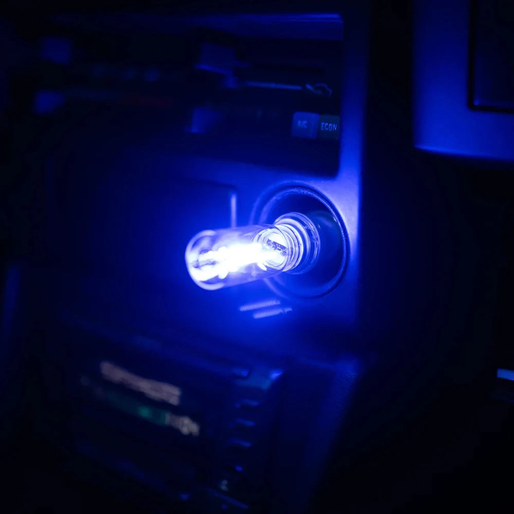 Luz de ambiente USB para coche, inalámbrica, con modificación, luz de ambiente interior, luminosa, LED, decorativa, personalizada, lámpara de noche