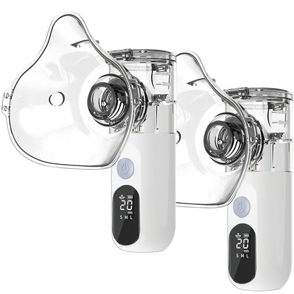 Nebulizador portátil inteligente de malla de mano, nuevo modelo 2025, para adultos y niños, mini nebulizador doméstico.