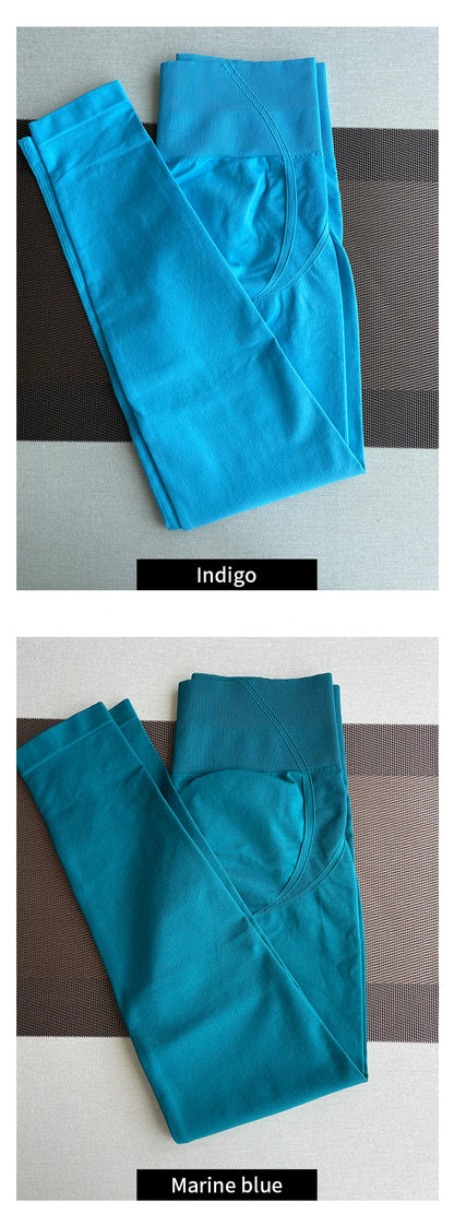 Mallas deportivas para mujer, pantalones de yoga, leggings ajustados sin costuras, suaves, de cintura alta, para gimnasio, entrenamiento, ropa deportiva y fitness.