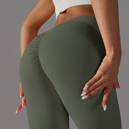 Women Seamless Solid Leggings Knitted High Waist Sports Leggings Fashion Hip Lifting Running Yoga Sport Gym Tights Pantalones