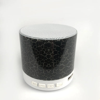 Mini altavoz Bluetooth inalámbrico con LED, tarjeta SD, subwoofer USB, columna de sonido de música MP3 portátil para PC y teléfono móvil