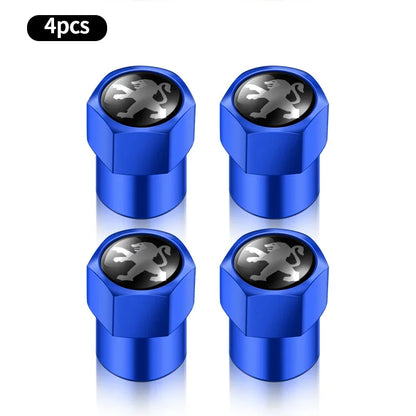 4 válvulas de vacío de acero inoxidable a prueba de explosiones para neumáticos, para Peugeot 308, 408, 508, RCZ, 208, 3008, 2008, 206, 207 y 307.
