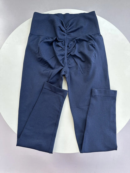 Pantalones de yoga de alta gama para mujer, mallas deportivas de alta elasticidad, pantalones deportivos push-up, mallas para correr, mallas transpirables para gimnasio.