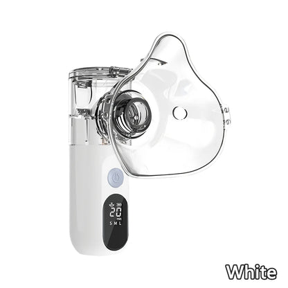 Nebulizador portátil inteligente de malla de mano, nuevo modelo 2025, para adultos y niños, mini nebulizador doméstico.